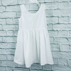 LAURA ASHLEY London Dress White 100% Cotton Summer